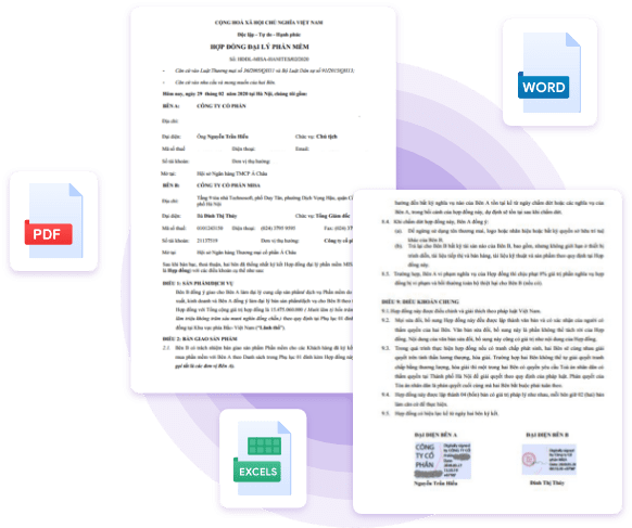 Điện tử hóa mọi việc ký kết văn bản, hợp đồng
