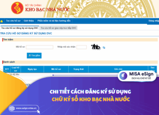 chữ ký số kho bạc nhà nước