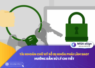 tài khoản chữ ký số bị khóa phải làm sao