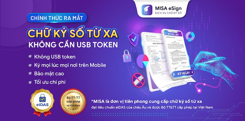 Công ty Cổ phần MISA chính thức ra mắt giải pháp chữ ký số kiểu mới - chữ ký số từ xa MISA eSign không cần dùng đến USB Token