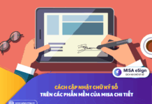 cập nhật chữ ký số