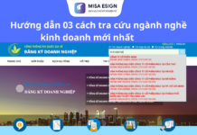 cách tra cứu ngành nghề kinh doanh của doanh nghiệp