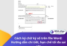 Cách ký số trên file Word cho từng phiên bản CHI TIẾT nhất cách ký chữ ký số trên file word