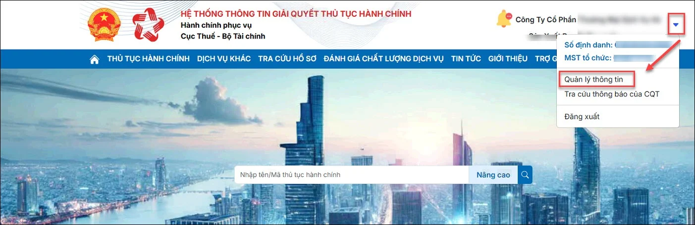 quản lý thông tin