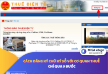 đăng ký chữ ký số với cơ quan thuế
