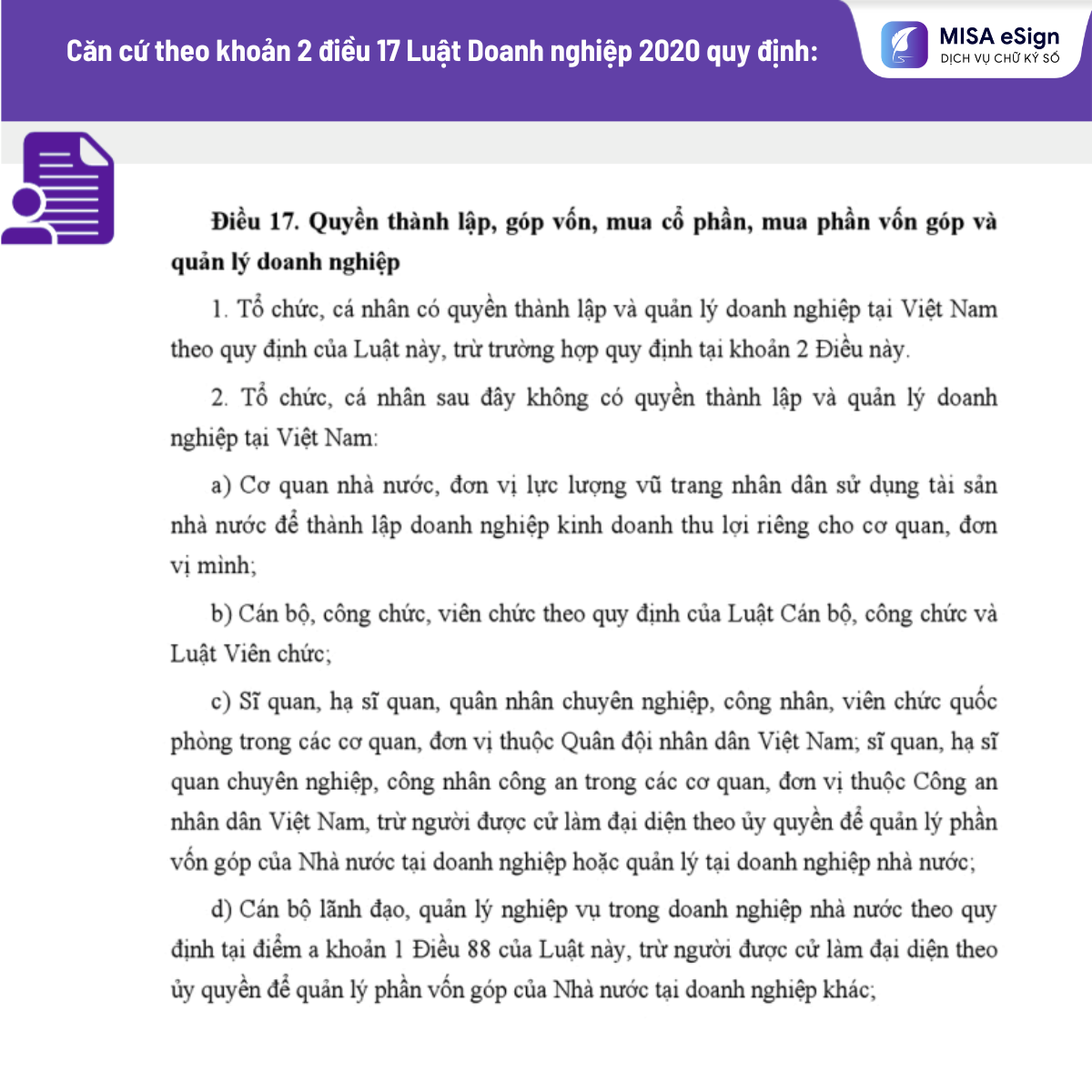 cá nhân không được thành lập công ty hợp danh