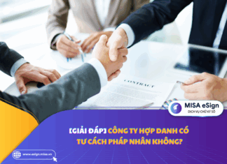 công ty hợp danh có tư cách pháp nhân không