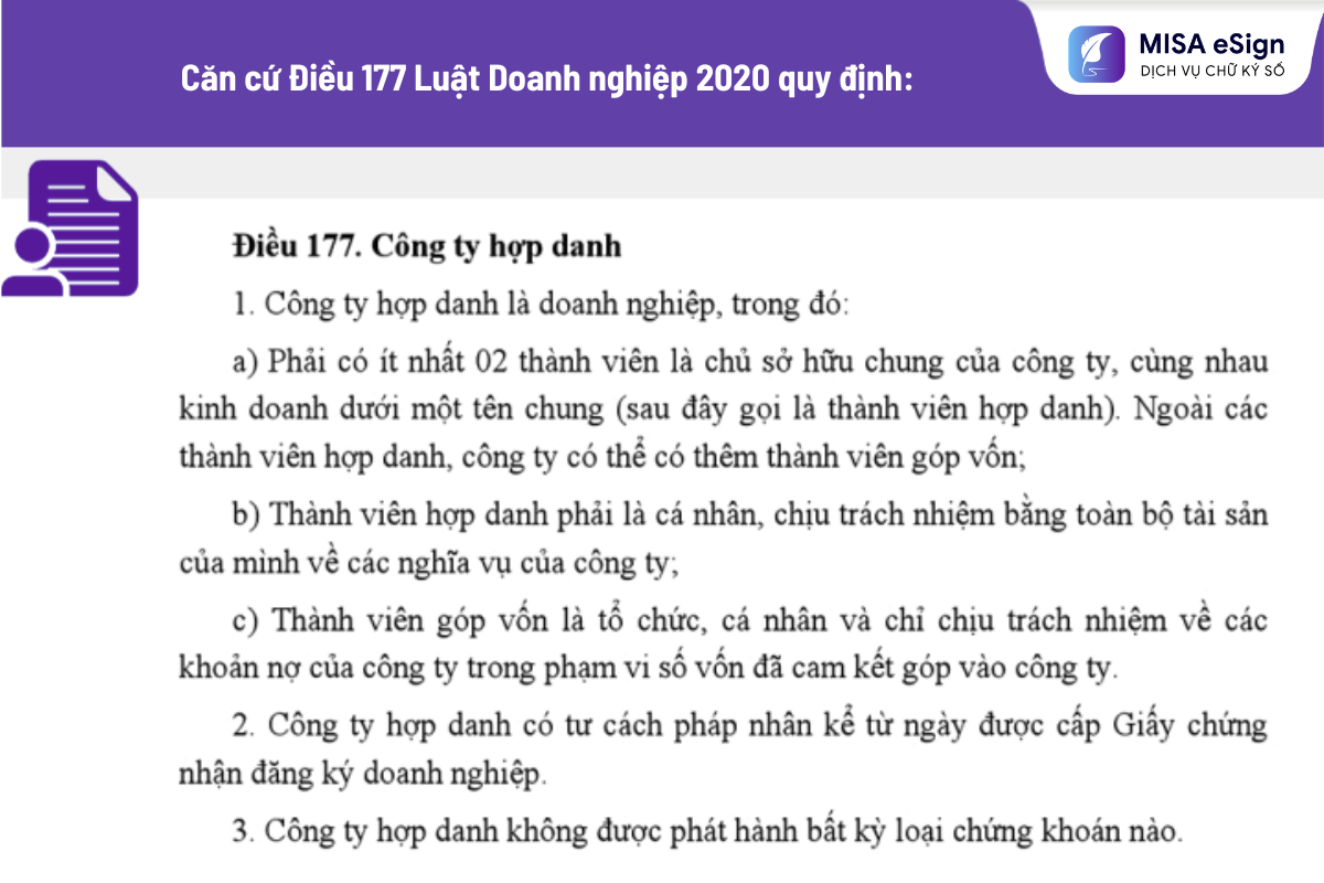 công ty hợp danh là gì