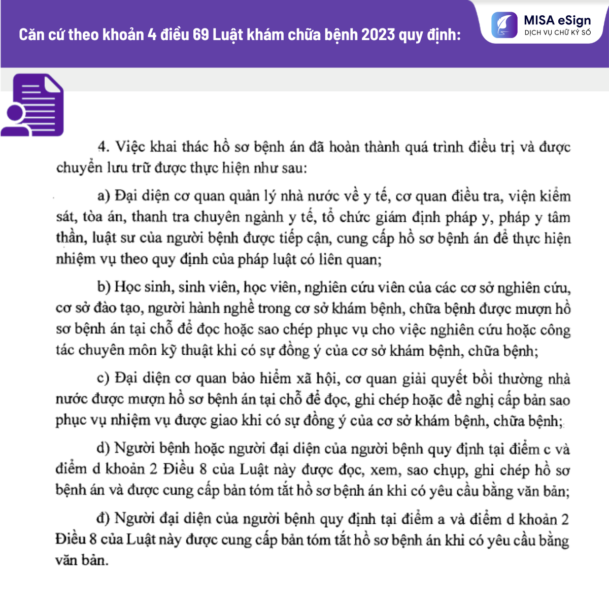 khai thác hồ sơ bệnh án đã hoàn thành