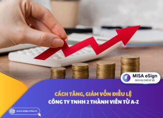 tăng giảm vốn điều lệ