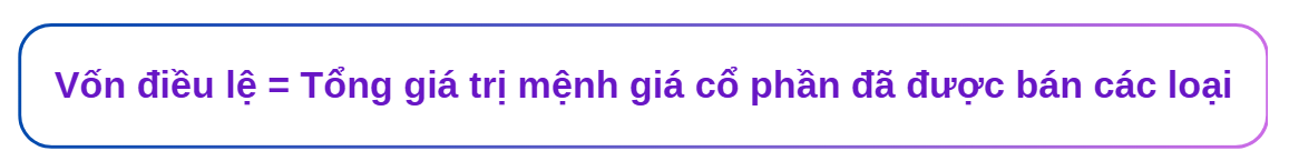 cách tính vốn điều lệ công ty cổ phần