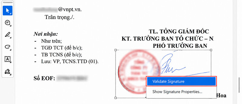 xác thực chữ ký