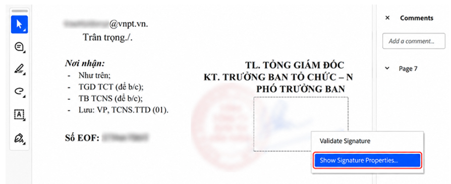 xem chi tiết chữ ký
