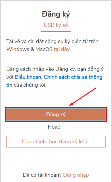 đăng ký chữ ký số của doanh nghiệp