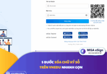 xóa chữ ký số trên vnedu