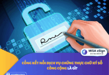 cổng kết nối dịch vụ chứng thực chữ ký số