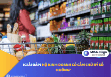 hộ kinh doanh có cần chữ ký số không