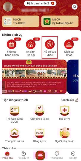 chọn hồ sơ sức khỏe
