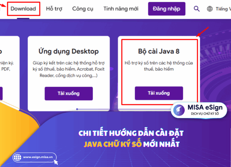 Chi tiết hướng dẫn cài đặt java chữ ký số MỚI NHẤT