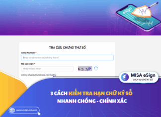 kiểm tra hạn chữ ký số