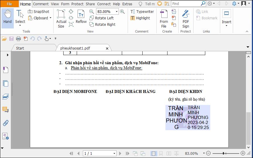 Xóa chữ ký số trên file PDF bằng Foxit PDF Editor