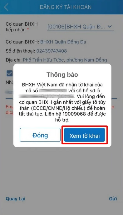 Hệ thống tiếp nhận hồ sơ