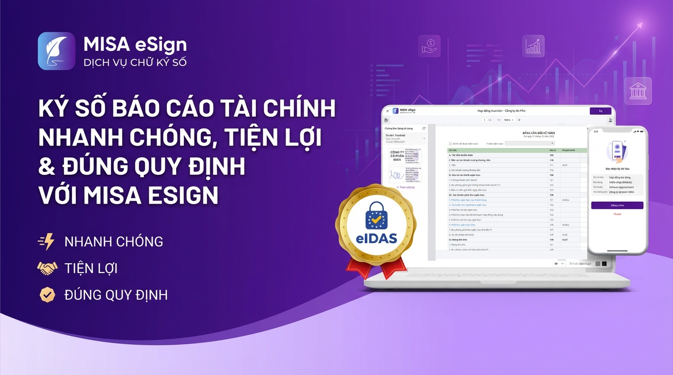 ký số báo cáo tài chính