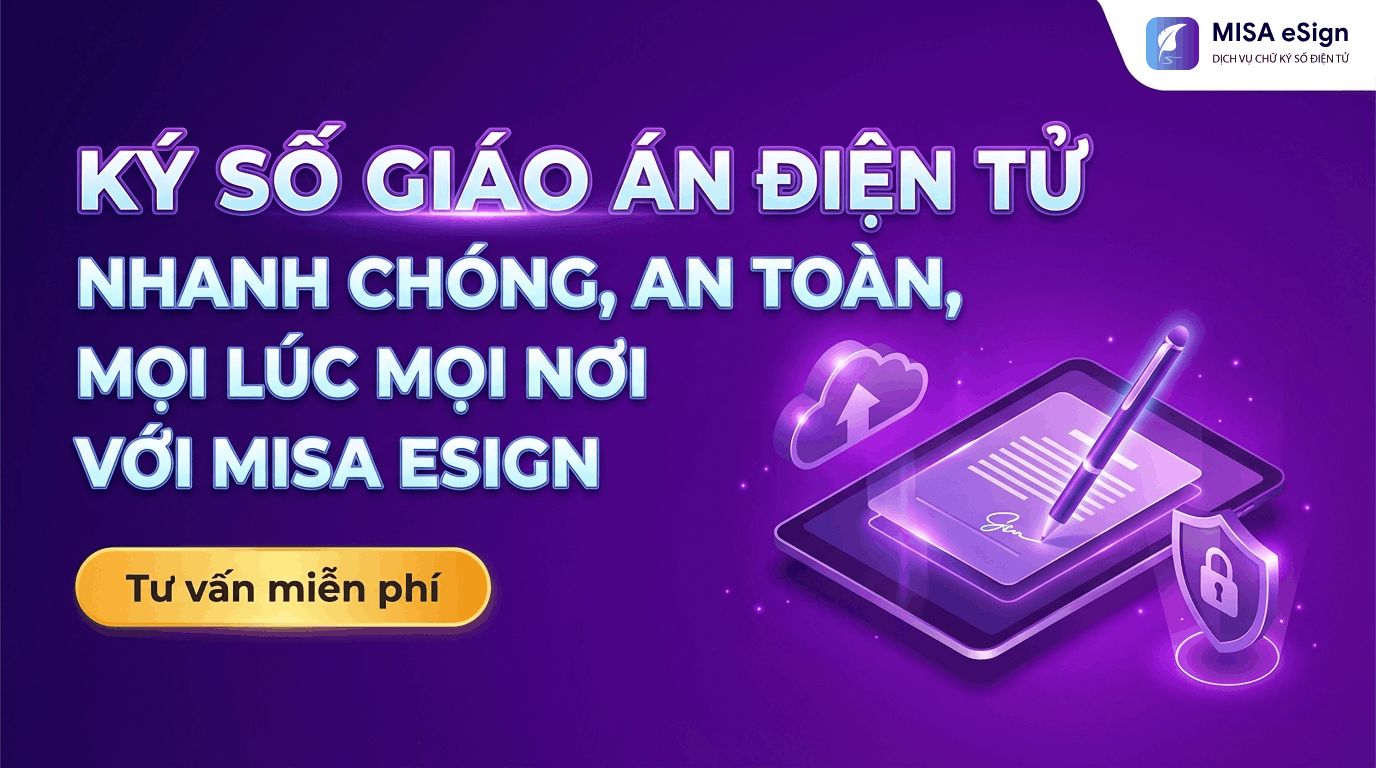 ký số giáo án điện tử
