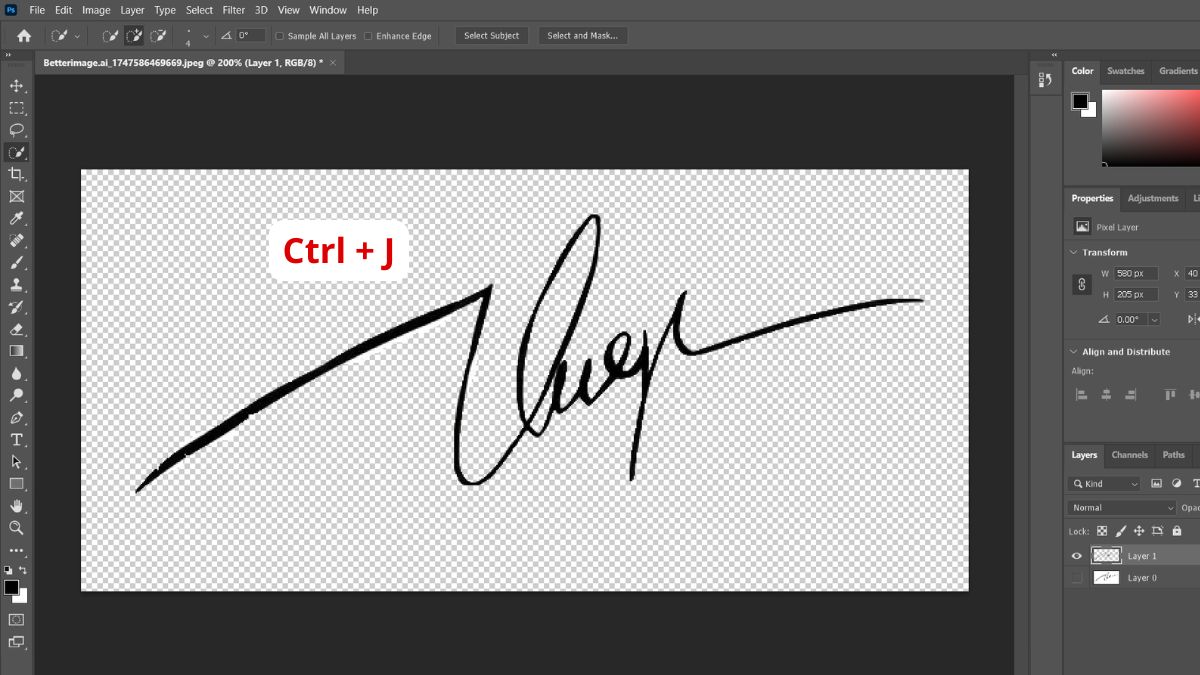 công cụ Quick Selection Tool tách nền