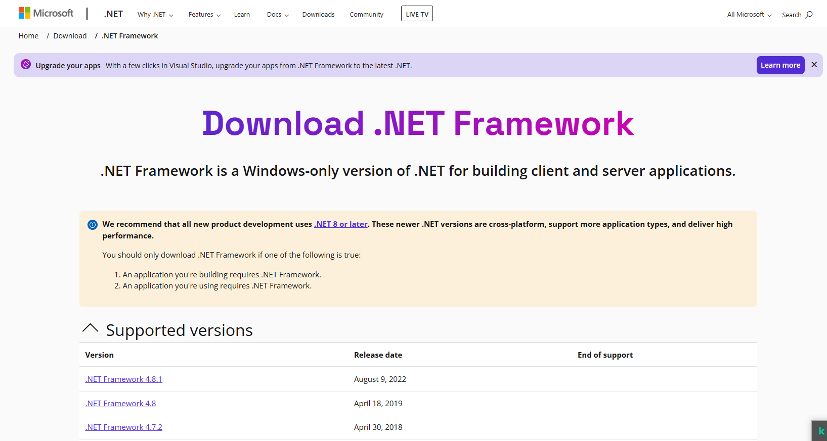 tải framework