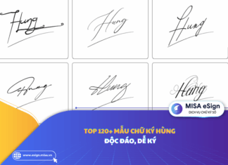Top 120+ mẫu chữ ký Hùng độc đáo, dễ ký chữ ký Hùng