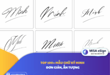 chữ ký minh
