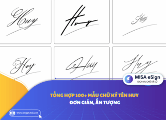 Tổng hợp 100+ mẫu chữ ký tên Huy đơn giản, ấn tượng chữ ký tên Huy