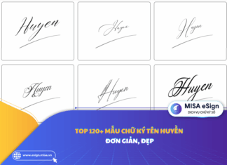 Top 120+ mẫu chữ ký tên Huyền đơn giản, đẹp chữ ký tên Huyền