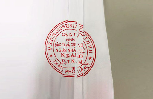 cách đóng dấu chữ ký đóng dấu giáp lai