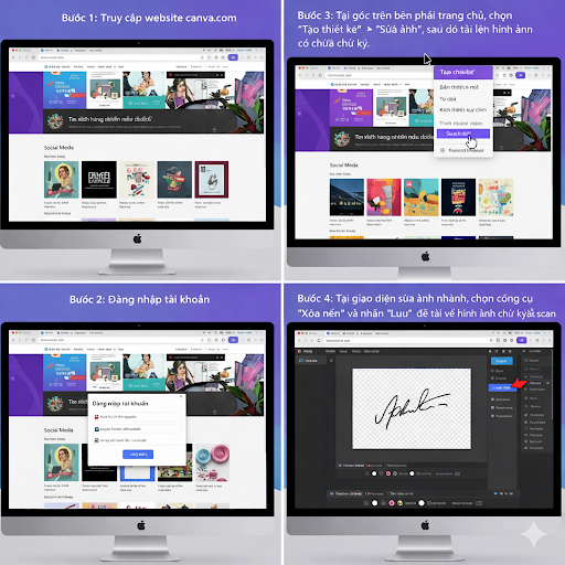 scan chữ ký bằng canva