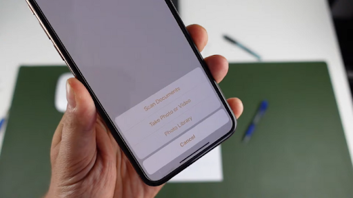 scan bằng điện thoại