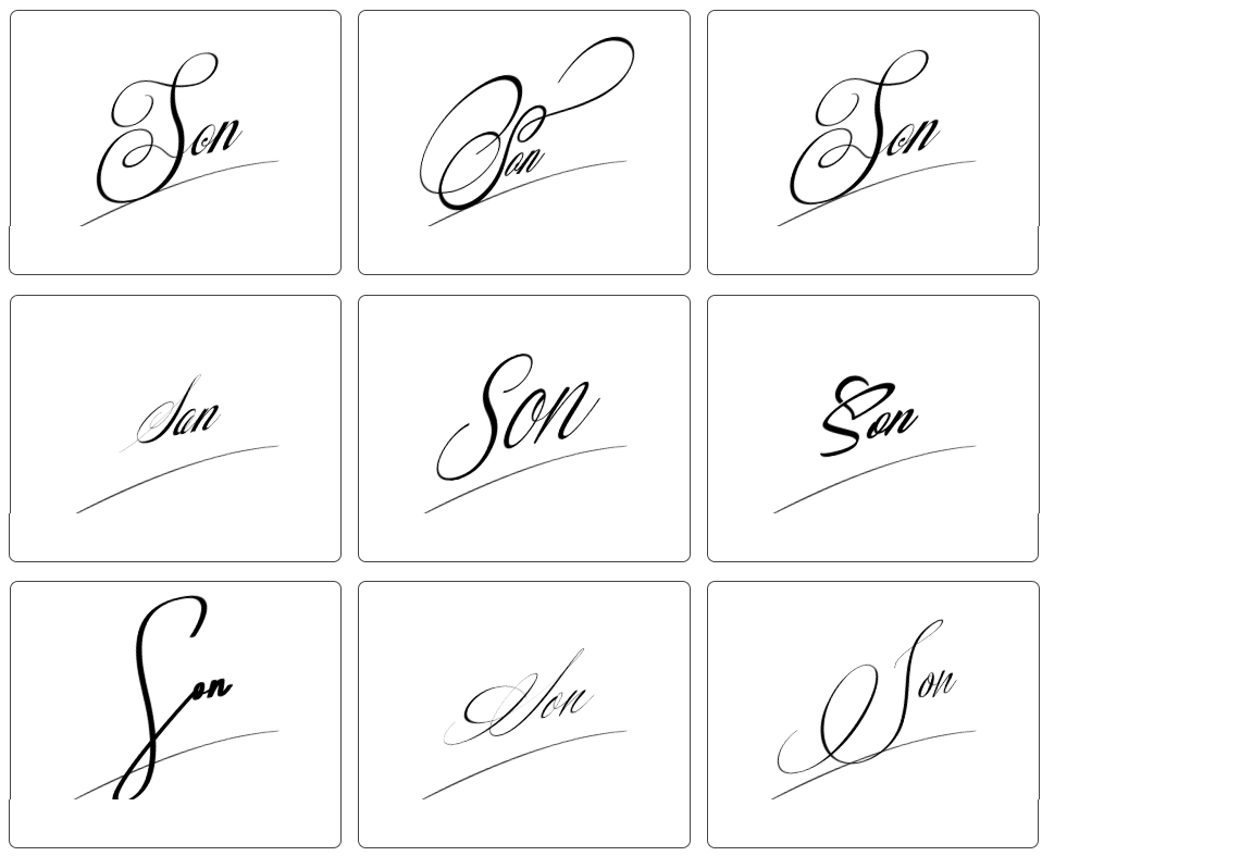 chữ ký tên sơn đẹp nhất