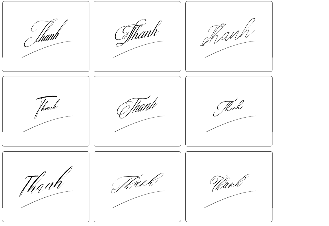 tên Thanh ký thế nào