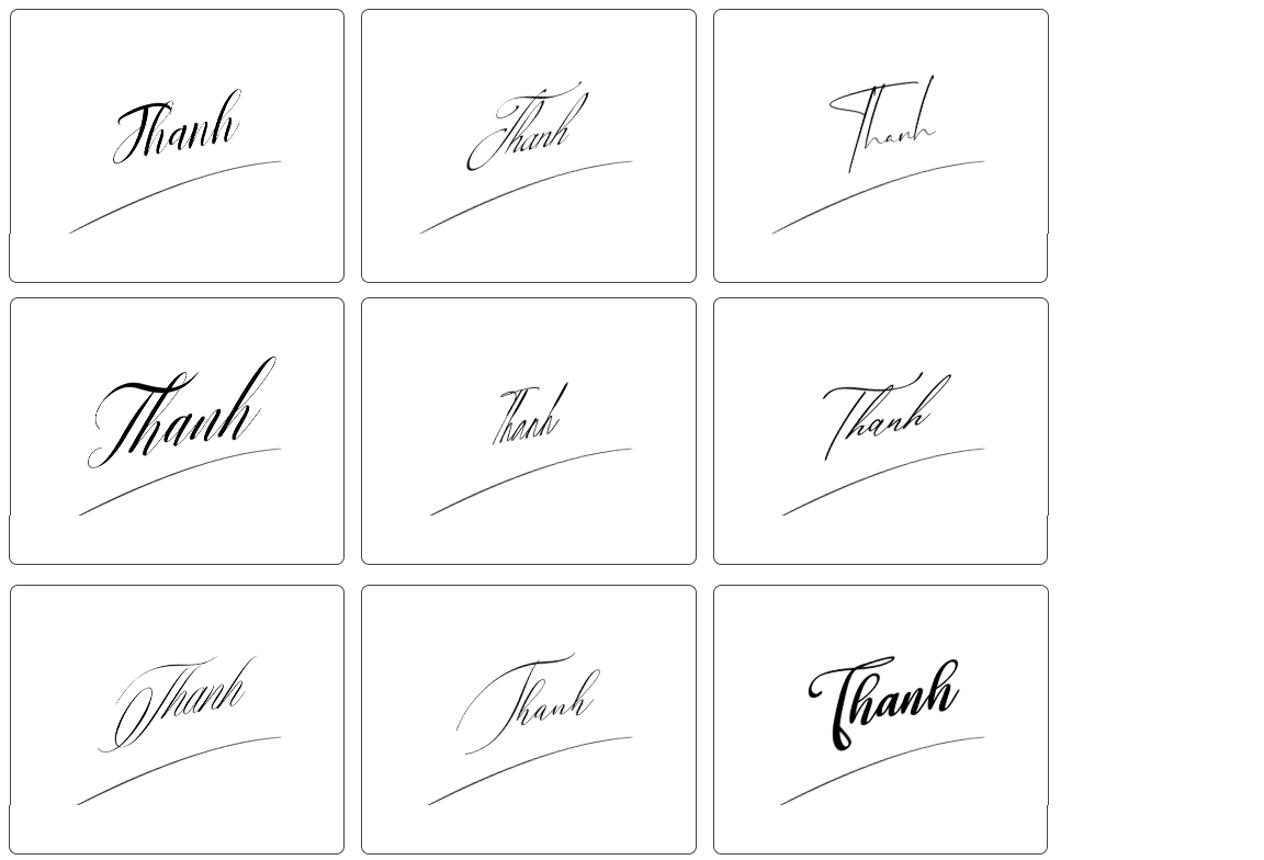 chữ ký tên thành đẹp