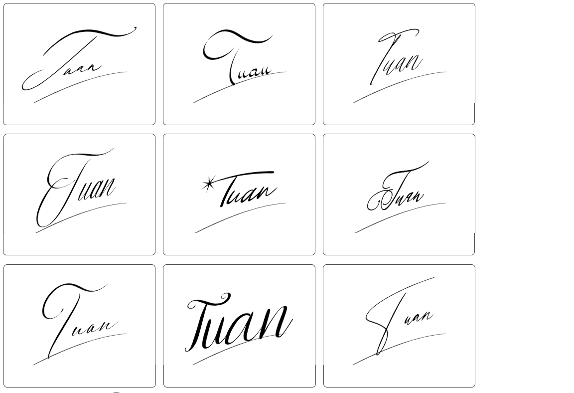 theo tên chữ ký tên tuấn đẹp nhất