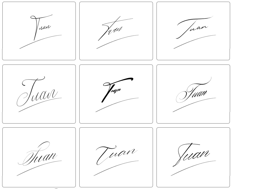 ký tên chữ ký tuấn