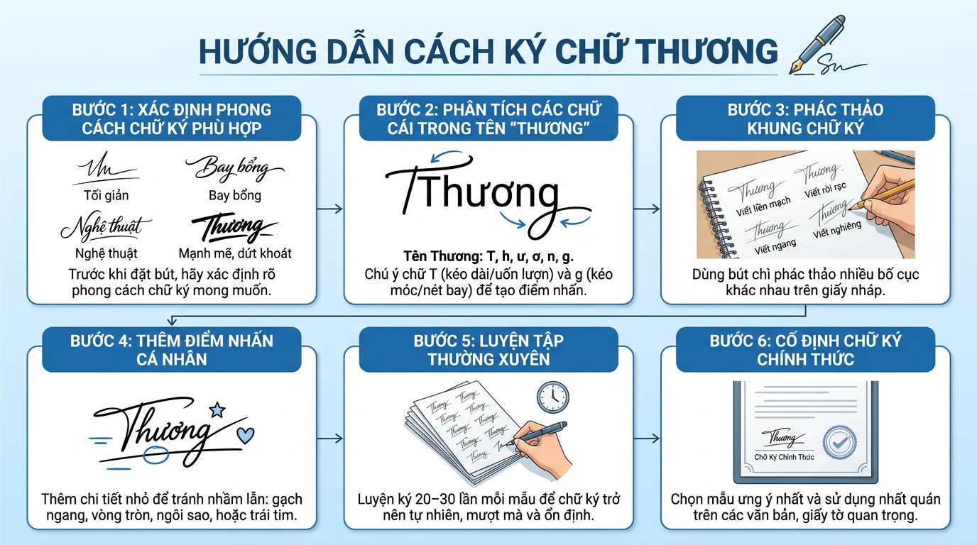 cách ký tên thương