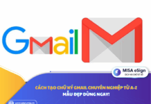 cách tạo chữ ký gmail
