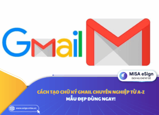 cách tạo chữ ký gmail