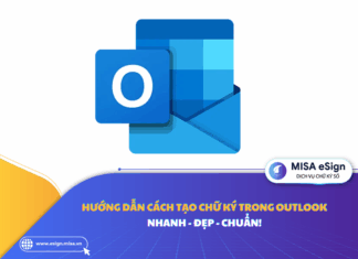 cách tạo chữ ký trong outlook