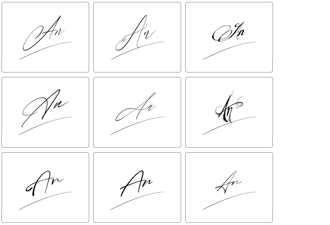 phong thủy chữ ký tên an