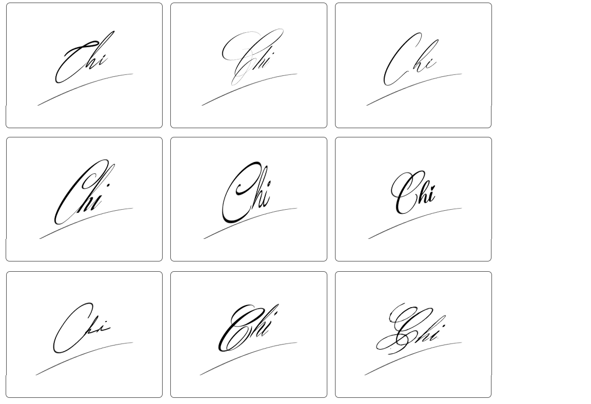 ký đẹp chữ ký tên chi