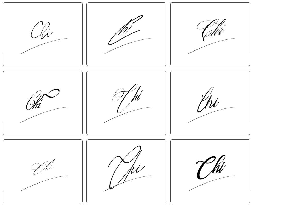 tên Chi ký như thế nào