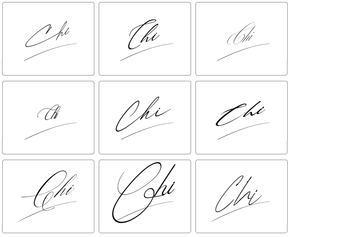 cách ký tên Chi đẹp